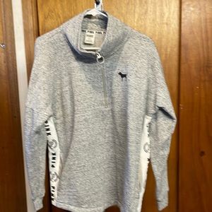 Pink Victoria Secret Half zip Sweater